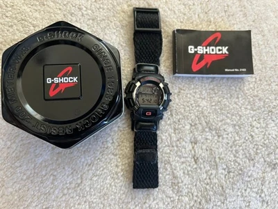 Casio black G-Shock DW-9050 [Mod. 2163] with new battery, box, book (READ FIRST) - Image 1 of 4