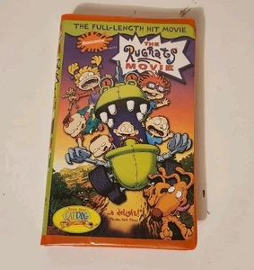 The Rugrats Movie (VHS, 1998) Nickelodeon Orange Tape & Clamshell Case - Picture 1 of 6