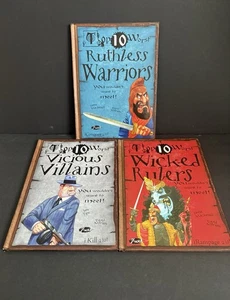 3 Top 10 der schlimmsten skrupellosen Krieger böse Schurken böse Herrscher Hardcover Bücher - Bild 1 von 13