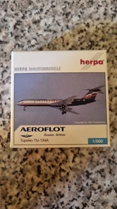HERPA - 1/500 - Aeroflot - Tupolev 134A - Foto 1 di 1