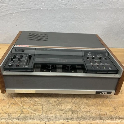 JVC Video Cassette Recording System CR-6060U AV-VR 218 U-Matic Vintage FOR PARTS - Image 1 of 4