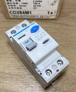 New 1Pcs For Hager leakage protector CD284M1 2P 100A - Picture 1 of 2