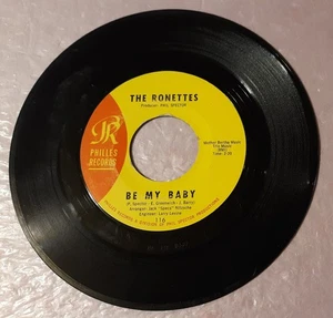 Ronettes Be My Baby/Tedesco & Pitman by Philles Records 7" Vinyl Records 45rpm - Picture 1 of 2