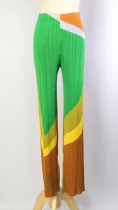 PLEATS PLEASE Multicolor Pants ISSEY MIYAKE 184 9651 - Picture 1 of 5