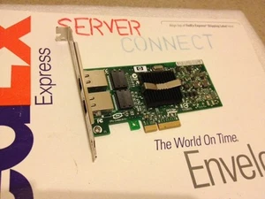 412648-B21 HP NC360T PCI-E DUAL PORT ADAPTER 412646-001 412651-001 - Picture 1 of 4