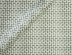 Tela de azulejos geométricos entrelazados arriba y abajo espuma marina de 1,2 yardas 2180/03 - Imagen 1 de 1