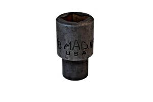 Mac Tools USA VP126 3/8" SAE Shallow Impact Socket 1/2" Drive 6 Point - Foto 1 di 6