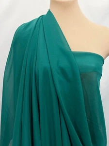CHIFFON HI MULTI..SHEER FABRIC JADE BF 35 . 60" BTY, FORMAL, BRIDESMAIDS - Picture 1 of 1
