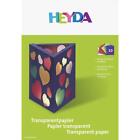 Heyda 20cm x 30cm 42gsm Transparent Paper 10pcs Assorted