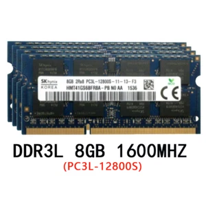 SKHynix 32GB 16GB 8GB For PC3L-12800S DDR3L 1600Mhz 204Pin Laptop Memory LOT - Picture 1 of 17
