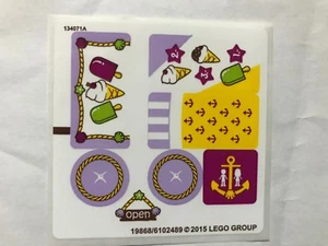 LEGO STICKER SHEET for 41094 FRIENDS HEARTLAKE LIGHTHOUSE GENUINE NEW - Picture 1 of 1
