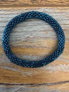 1 SET - Bracelet- Made in NEPAL - 100% Handmade seed beaded Bangle Gift - Picture 1 of 3