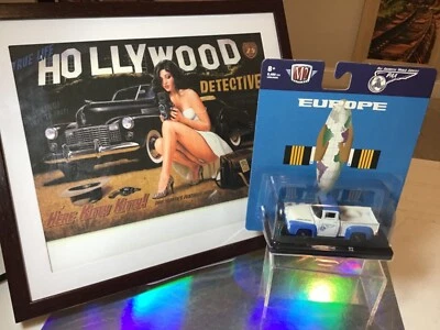 M2 Machines Pan American Europe 1956 Ford F-100 Truck R73 - Image 1 of 4