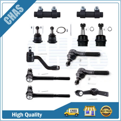 12x Front Inner Outer Tie Rod End Idler Pitman Arm For 1994-1999 Dodge Ram 1500 - Изображение 1 из 4