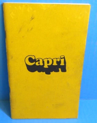 74 1974 Mercury Capri руководство пользователя - Изображение 1 из 2