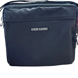 Case Logic 20 Kassettenband Nylon Tragetasche verstellbarer Riemen Kunststofffach - Bild 1 von 9