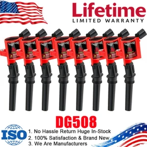 8XHigh Performance Ignition Coil For Ford F150 E150 Expedition 4.6/5.4L V8 DG508 - Picture 1 of 24