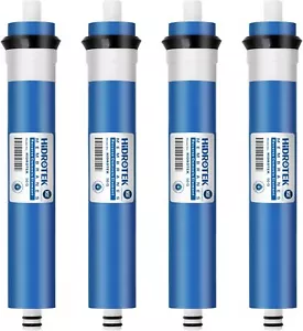 Confezione da 4 membrana RO ad osmosi inversa universale compatibile 50 GPD certificata NSF - Foto 1 di 3