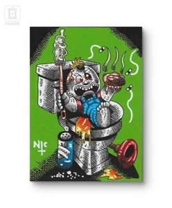 GPK SKETCH CARD, INKS ON GLOSS PAPER, CORRECT SIZE!, POTTY SCOTTY, JASON BASIN - Picture 1 of 2