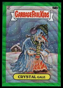 2021 Topps Chrome Garbage Pail Kids Series 4 Crystal Gale Green Wave /299 #158b - Bild 1 von 2