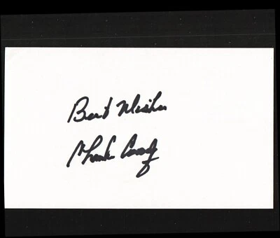 CHARLES COODY AUTHENTIC AUTOGRAPHED 3 X 5 CARD - MASTERS CHAMPION - Image 1 of 4