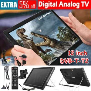 Digital Television Car Portable HD TV 1080P TFT LED DVB-T2 12V Player MP4 MP3 AU - Picture 1 of 12