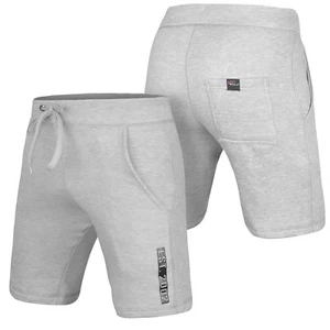 Pantalones Cortos DEFY Para Hombre Clásicos Informales Calce Polar Gimnasio Ejercicio Correr Fitness Gris - Imagen 1 de 5