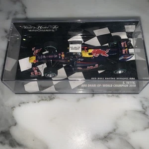 1/43 Minichamps Red Bull RB6 Abu Dhabi GP 2010 S. VETTEL F1 World Champion! - Picture 1 of 17