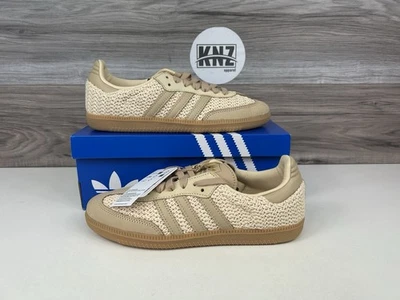 * Adidas SAMBA OG песок Strata Magic бежевый резинки классические оригиналы (JR9446) женщин - Изображение 1 из 4