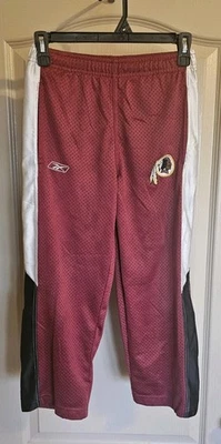 Pantalones deportivos de salón vintage de los niños Redskins de la NFL por Reebok talla pequeña 8 Foto 1 de 4