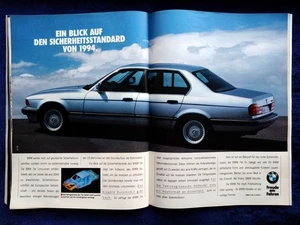BMW 7er,  E 32, originale Werbung aus 1990  für alle  Modelle - Picture 1 of 1