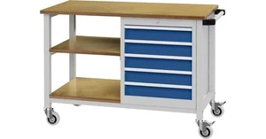 Bedrunka + Hirth Werkbank B1200xT540xH880mm Buche Multiplex lichtgrau / signa... - Bild 1 von 3