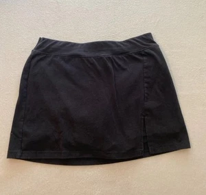 Wonder Nation Skort Girls Large Black Stretch Elastic Waist Pull On Side Slit - Picture 1 of 11