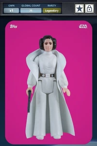 2016 Topps Star Wars Card Trader PINK Legendary Out Of The Box - Leia - Picture 1 of 2