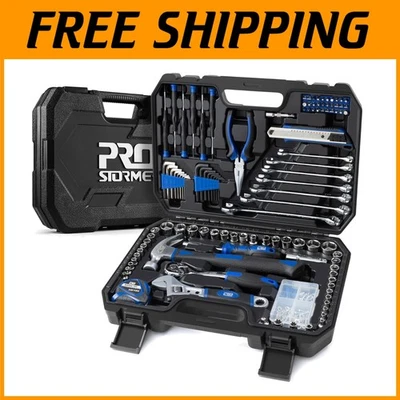 Complete 200-Piece Tool Kit with Toolbox - Essential for DIY and Maintenance - Image 1 of 4