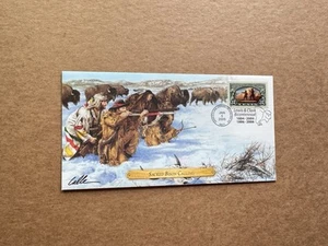US 2004 Lewis & Clark Expedition Event Cover (08) Sacred Bison Calling +Washburn - Picture 1 of 2