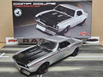 GMP ACME 1:18 1967 CHEVROLET CAMARO STREET FIGHTER SILVER 18806 #0034/1332 - Image 1 of 4