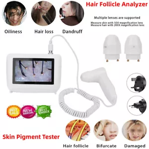 Skin Hair Follicles Scalp Detector Digital Analyzer Microscope Rechargeable ABE - Picture 1 of 12