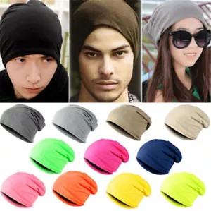 Beanie Knit Uomo Donna Calza Cappello Caldo Cappello Invernale Capispalla ▼ - Picture 1 of 29