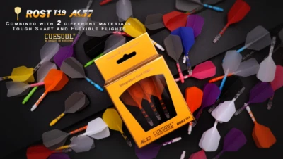 Cuesoul ROST T19 AK 57 - Big Wing / Shape - clear Schaft - Flight farbig