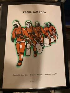 Pearl Jam Holland / Brussels / Rotterdam 2000 Tour Poster by Ames Design MINT - Picture 1 of 1