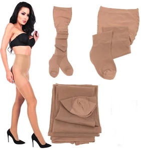 Massierende Stütz-Strumpfhose MEDI 40 DEN ANTI-KRAMPFADER graduiert S-XXL EU - Picture 1 of 5