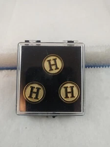 Nuovo Confezione 3 Marcatori Palline da Golf Putting Personalizzati Lettera H Ball Marker - Foto 1 di 3