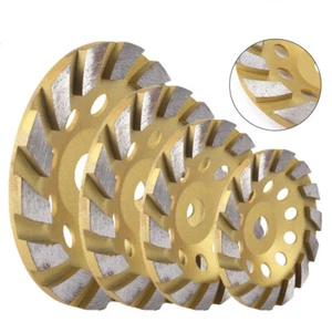 4/5/6/7in Diamond Segment Grinding Wheel Cup Disc Grinder Concrete Granite Stone - Picture 1 of 15