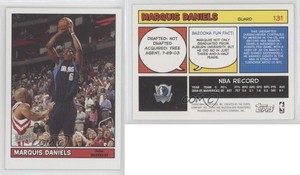 2005-06 Topps Bazooka Minis Marquis Daniels #131