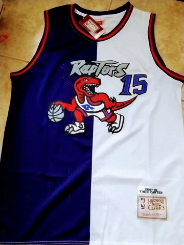Toronto Raptors Vince Carter Jersey #15 Throwback Adult Purple Cover