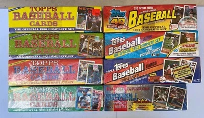 1980 THRU 2024 MLB COMPLETE SETS TOPPS BASEBALL FACTORY SEALED SETS - Image 1 of 4