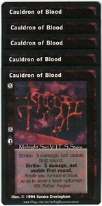 Cauldron of Blood x4 Jyhad V:TES VTES Vampire CCG - Picture 1 of 1
