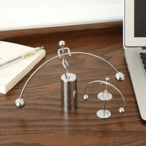2023 New Newton Cradle Balance Steel Balls Desk Toy Gifts Home Decoration - Imagen 1 de 7
