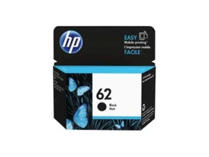 Cartouche de toner d'encre noire Hewlett Packard C2P04AN authentique OEM HP62 - Photo 1/8